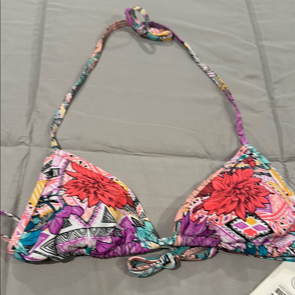DITA Multicolor Floral Bikini Top